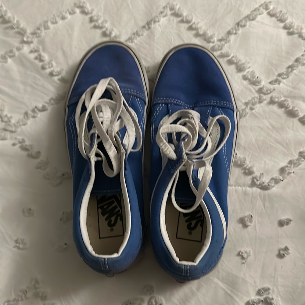 BLUE OLD SCHOOL VANS